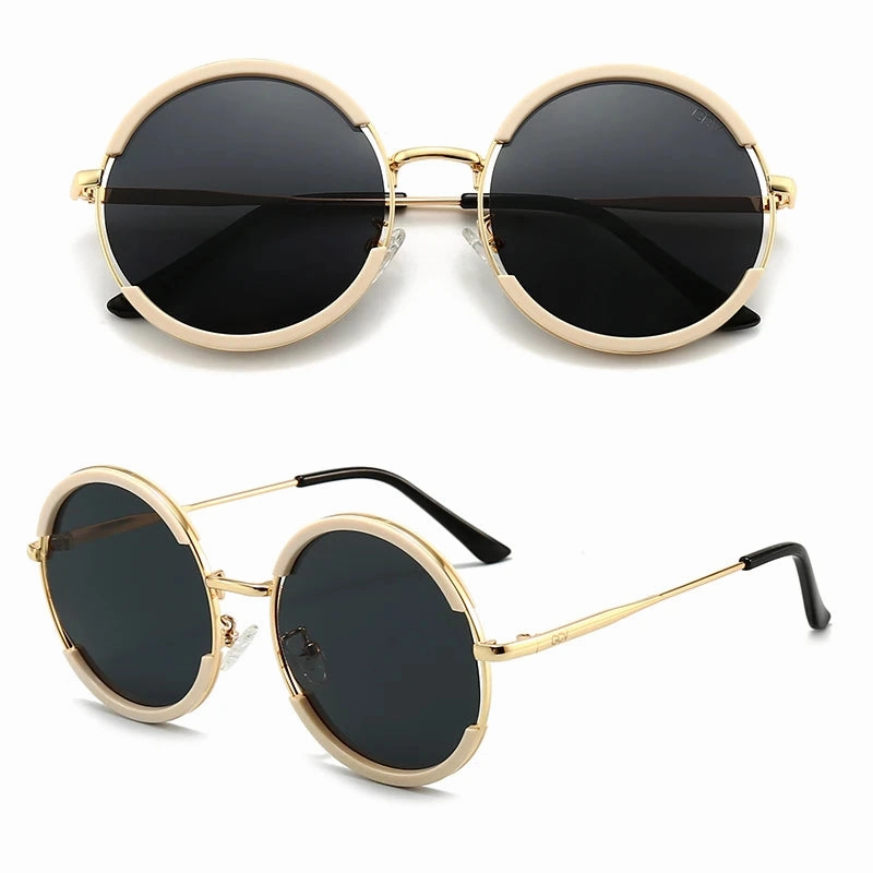 GCV Hot Sale Classic Polarized Round Frame Sunglasses