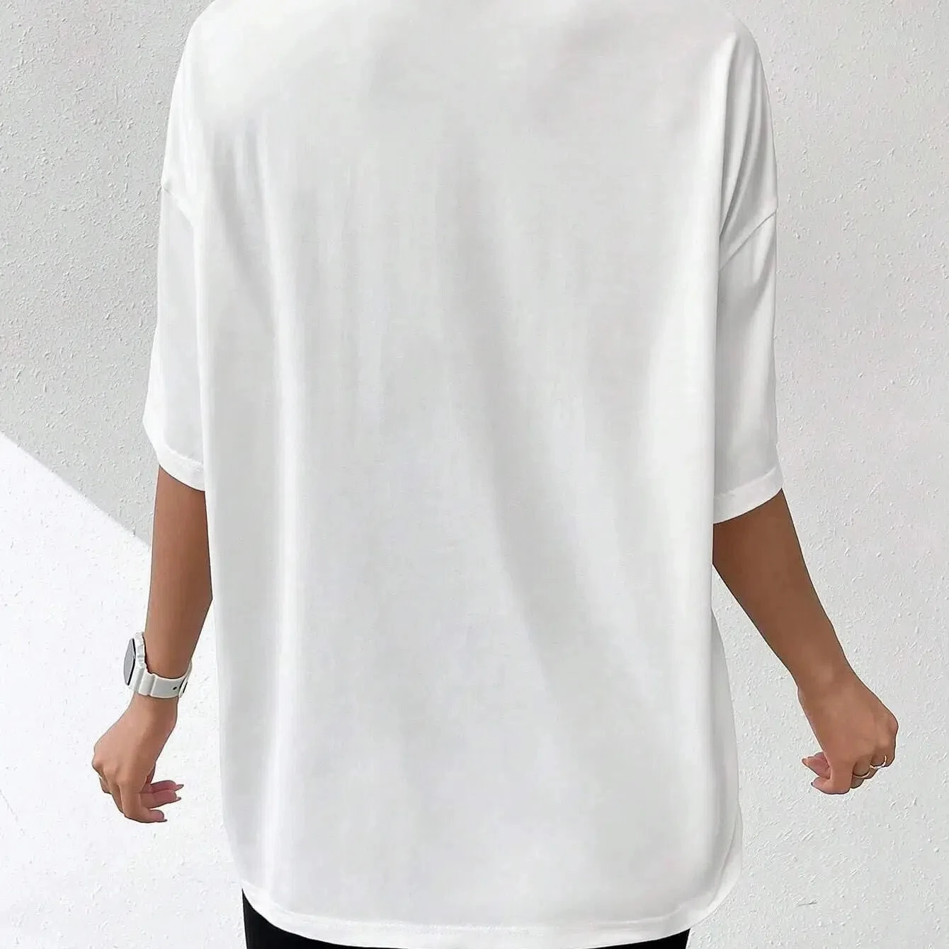 Graphic & Letter Print Crew Neck T Shirt Women Cotton Plus Size Casual Soft Short Sleeve Top