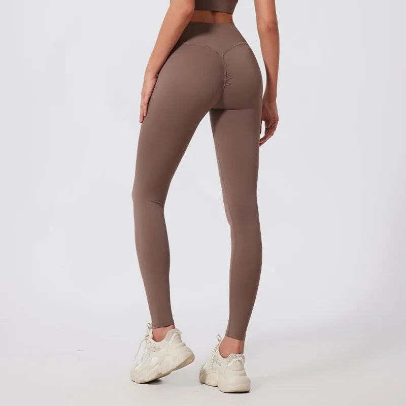 High Waist Quick-Dry Fitness Leggings for Women - Breathable, Compressed, and Anti-Wrinkle Tights for Yoga, Running, and Gym Workouts