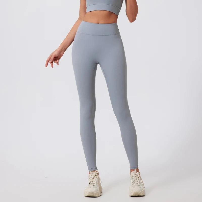 High Waist Quick-Dry Fitness Leggings for Women - Breathable, Compressed, and Anti-Wrinkle Tights for Yoga, Running, and Gym Workouts