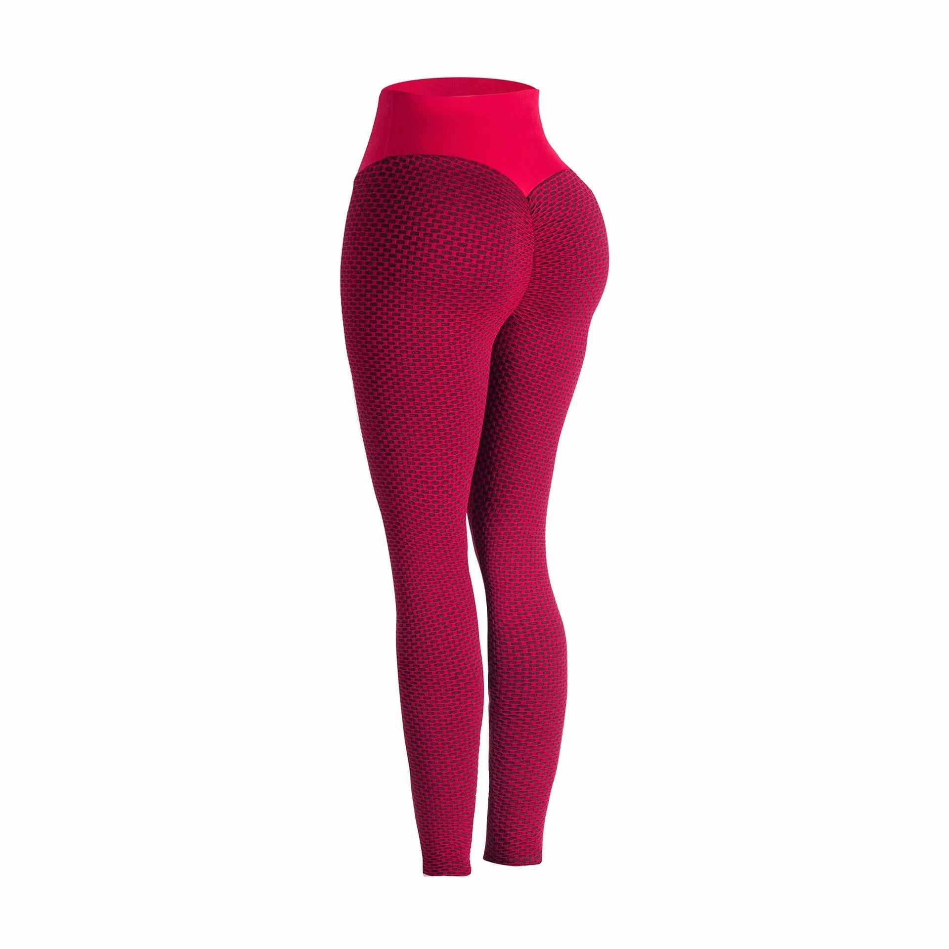 High Waist Seamless Booty Lift Leggings - Colorful Mesh Yoga & Fitness Pants for Women