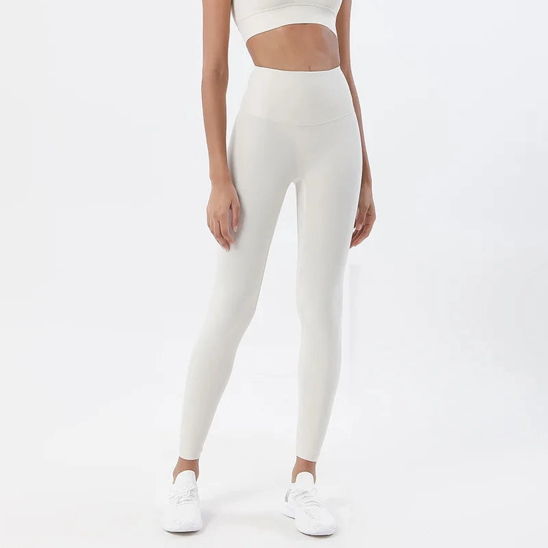 High Waist SOISOU Nylon Leggings Women's Yoga Fitness Pants