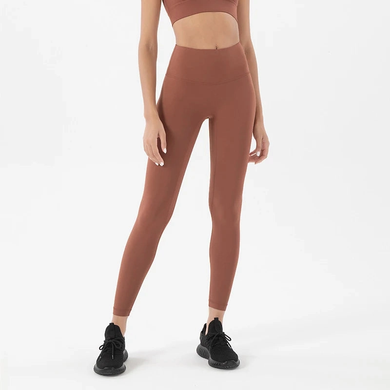 High Waist SOISOU Nylon Leggings Women's Yoga Fitness Pants