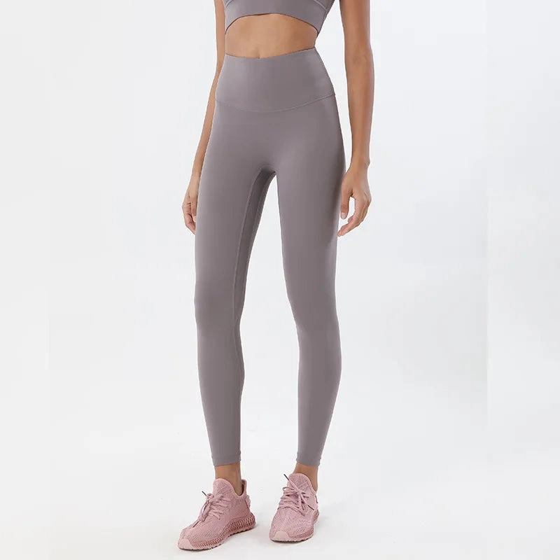 High Waist SOISOU Nylon Leggings Women's Yoga Fitness Pants