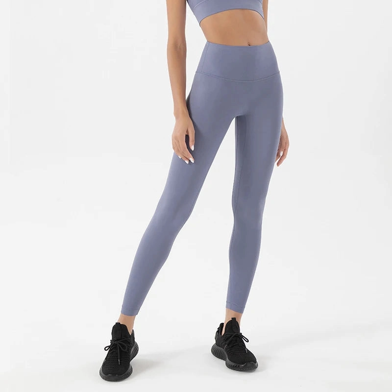 High Waist SOISOU Nylon Leggings Women's Yoga Fitness Pants