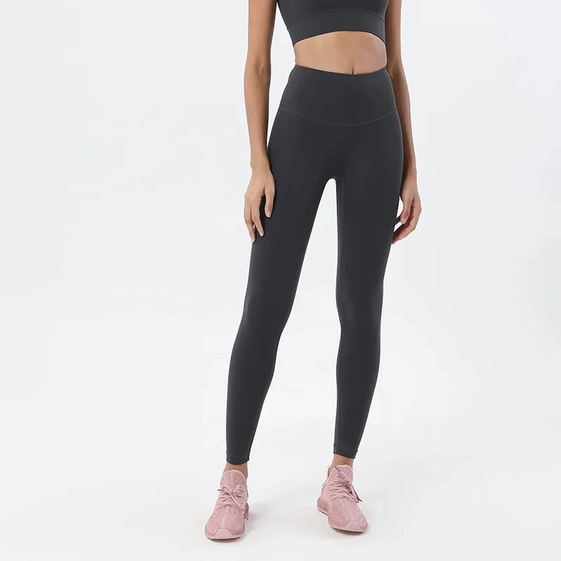 High Waist SOISOU Nylon Leggings Women's Yoga Fitness Pants