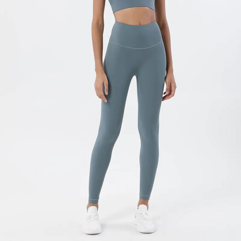 High Waist SOISOU Nylon Leggings Women's Yoga Fitness Pants