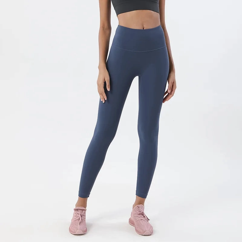 High Waist SOISOU Nylon Leggings Women's Yoga Fitness Pants