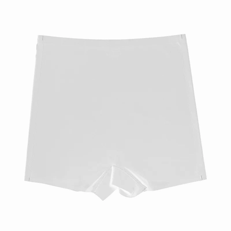 High Waist Women's Safety Shorts Under Skirt Ice Silk Seamless Boxer Briefs Breathable Cycling Pants for Comfort and Movement