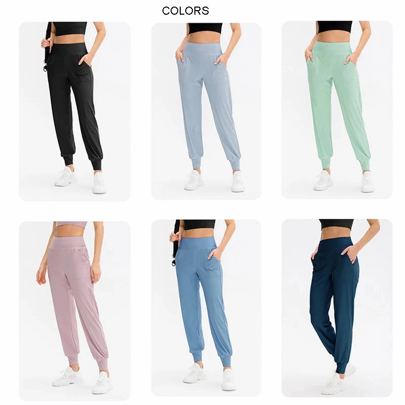 High Waist Women Sweatpants Running Track Pants for Yoga