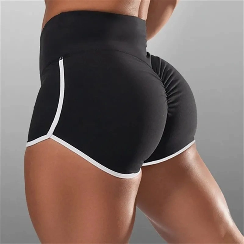 High Waisted Woman's Shorts Summer Running Yoga Pants