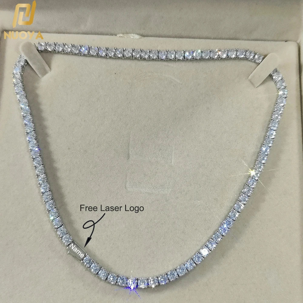 Hip Hop Jewelry Cubic Zirconia Iced Out Bling Necklace