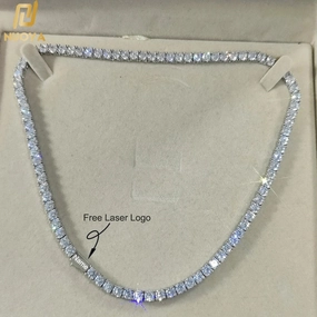 Hip Hop Jewelry Cubic Zirconia Iced Out Bling Necklace