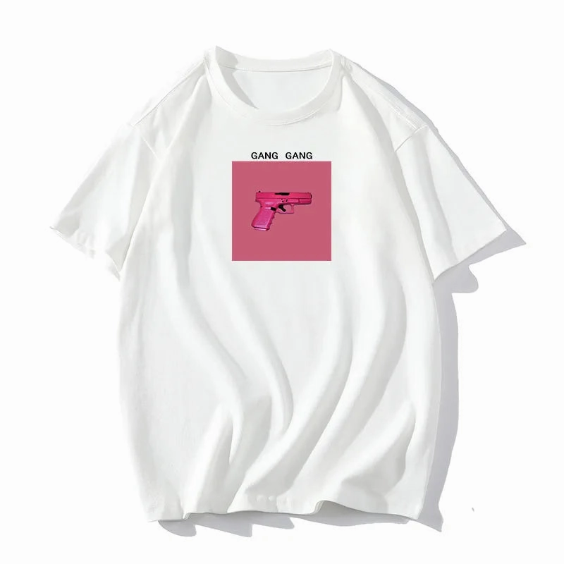 Hirsionsan Oversized Graphic T Shirt Women Summer Casual Tee