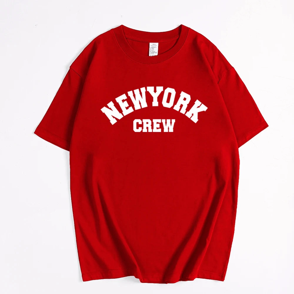 Hirsionsan Oversized Letter Graphic T-shirt Women Soft Casual Top