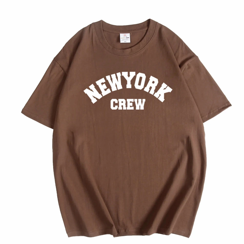 Hirsionsan Oversized Letter Graphic T-shirt Women Soft Casual Top