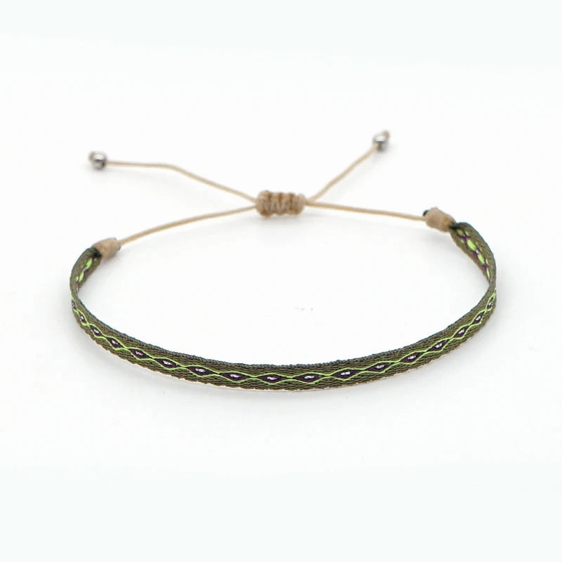 Hot Bohemian Cat's Eye Beads Bracelet Stackable C-Bangle Set