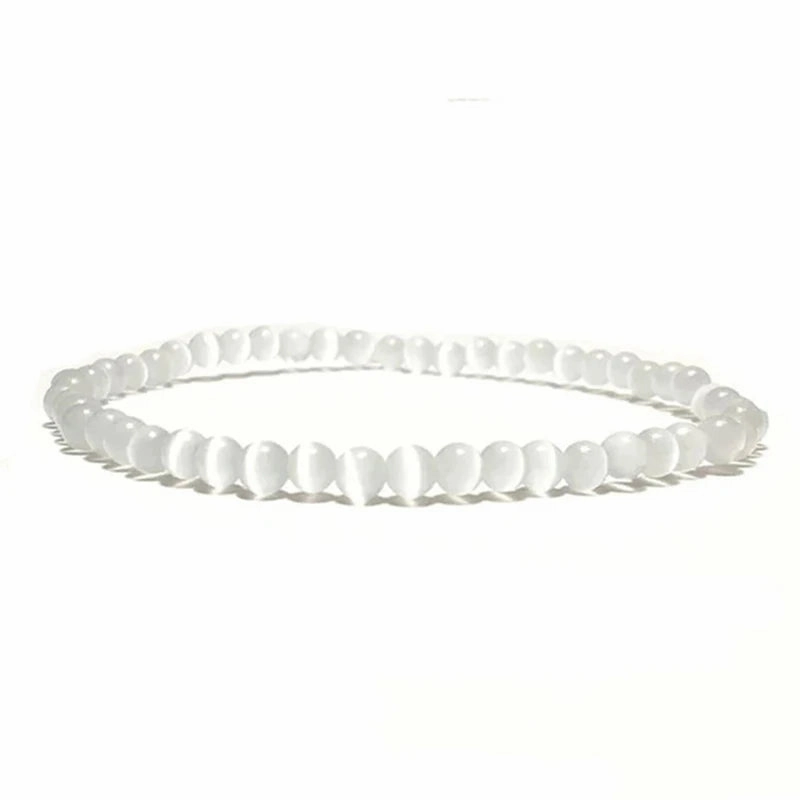Hot Bohemian Cat's Eye Beads Bracelet Stackable C-Bangle Set
