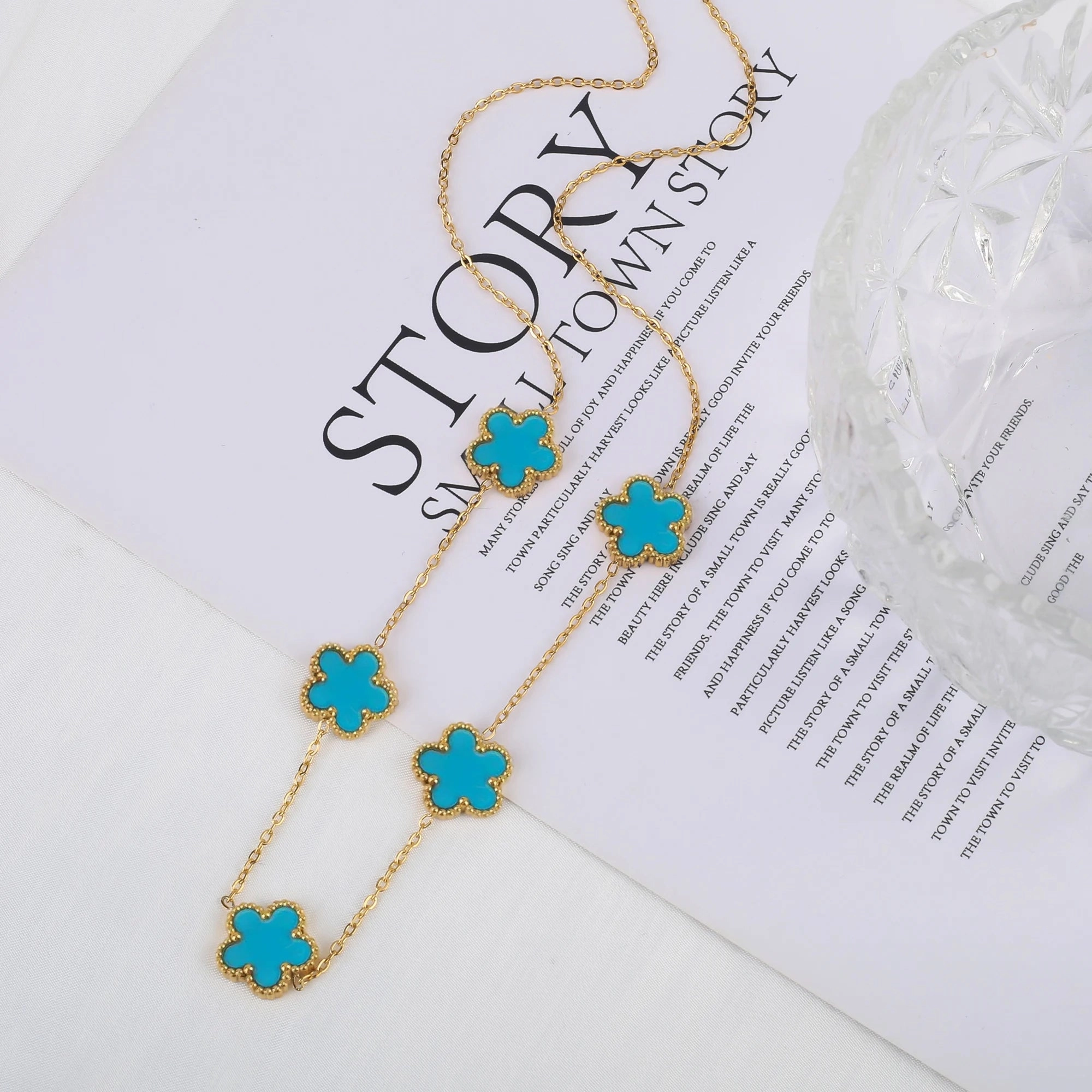 Hot Sale Stainless Steel Adjustable Clover Bracelet for Women