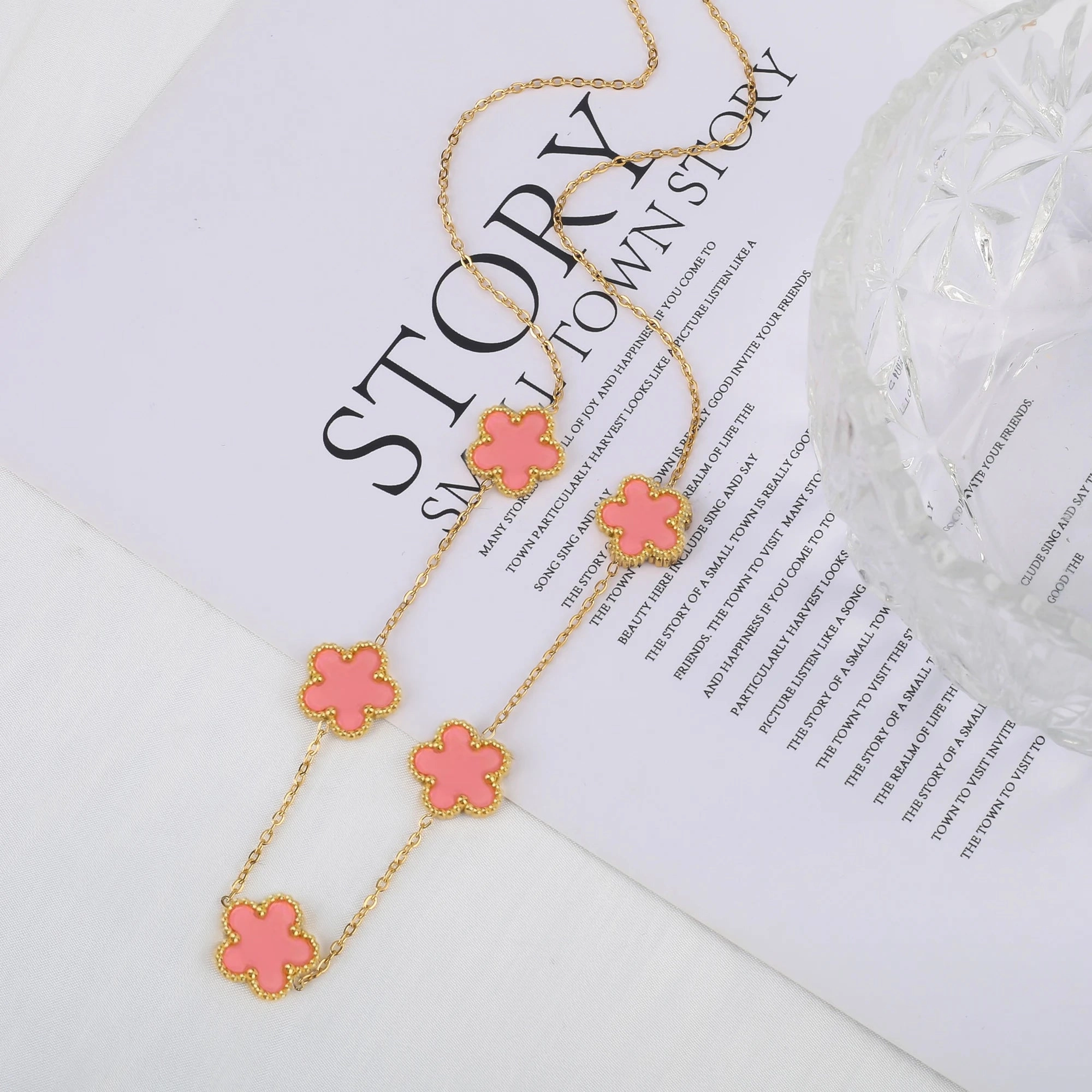 Hot Sale Stainless Steel Adjustable Clover Bracelet for Women