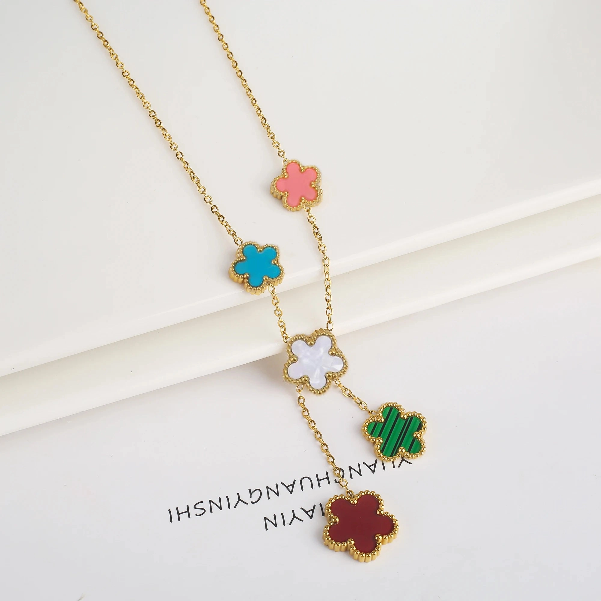 Hot Sale Stainless Steel Adjustable Clover Bracelet for Women