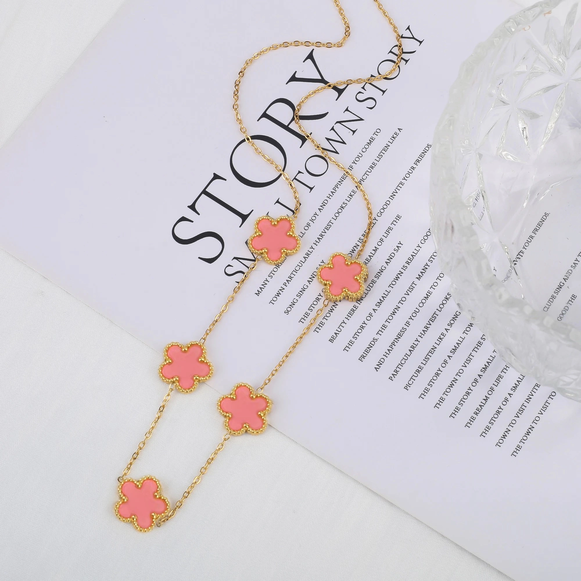 Hot Sale Stainless Steel Adjustable Clover Bracelet for Women