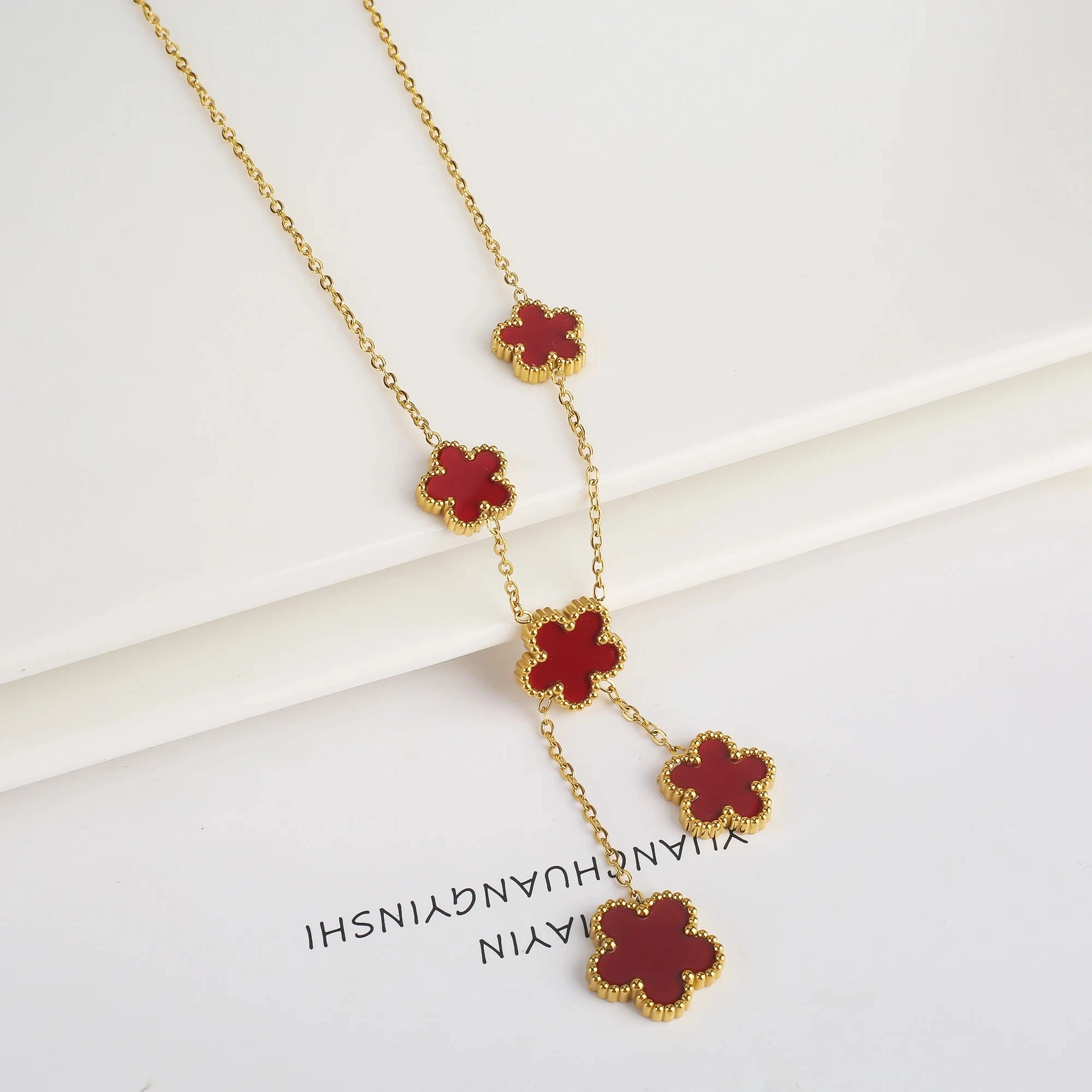 Hot Sale Stainless Steel Adjustable Clover Bracelet for Women