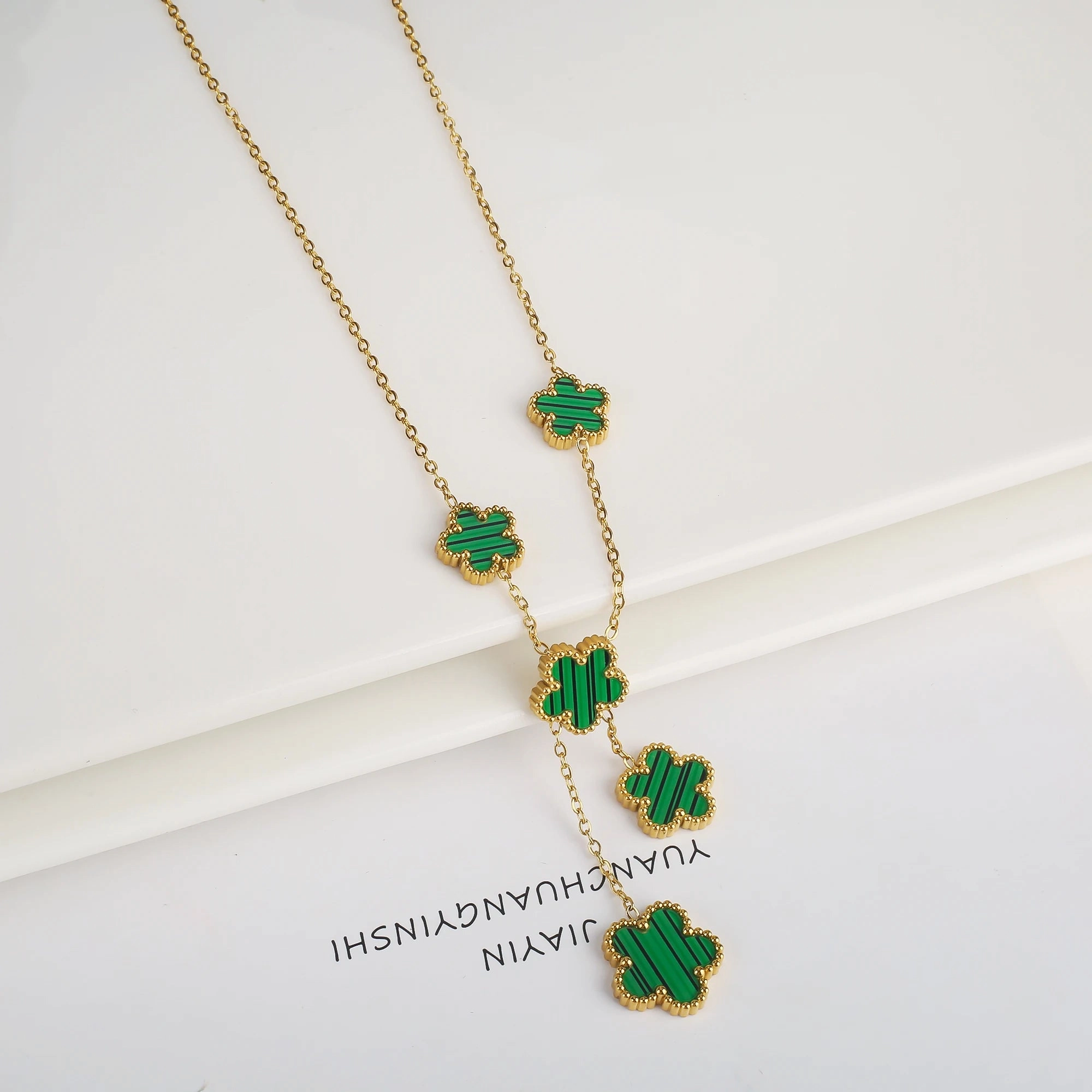 Hot Sale Stainless Steel Adjustable Clover Bracelet for Women