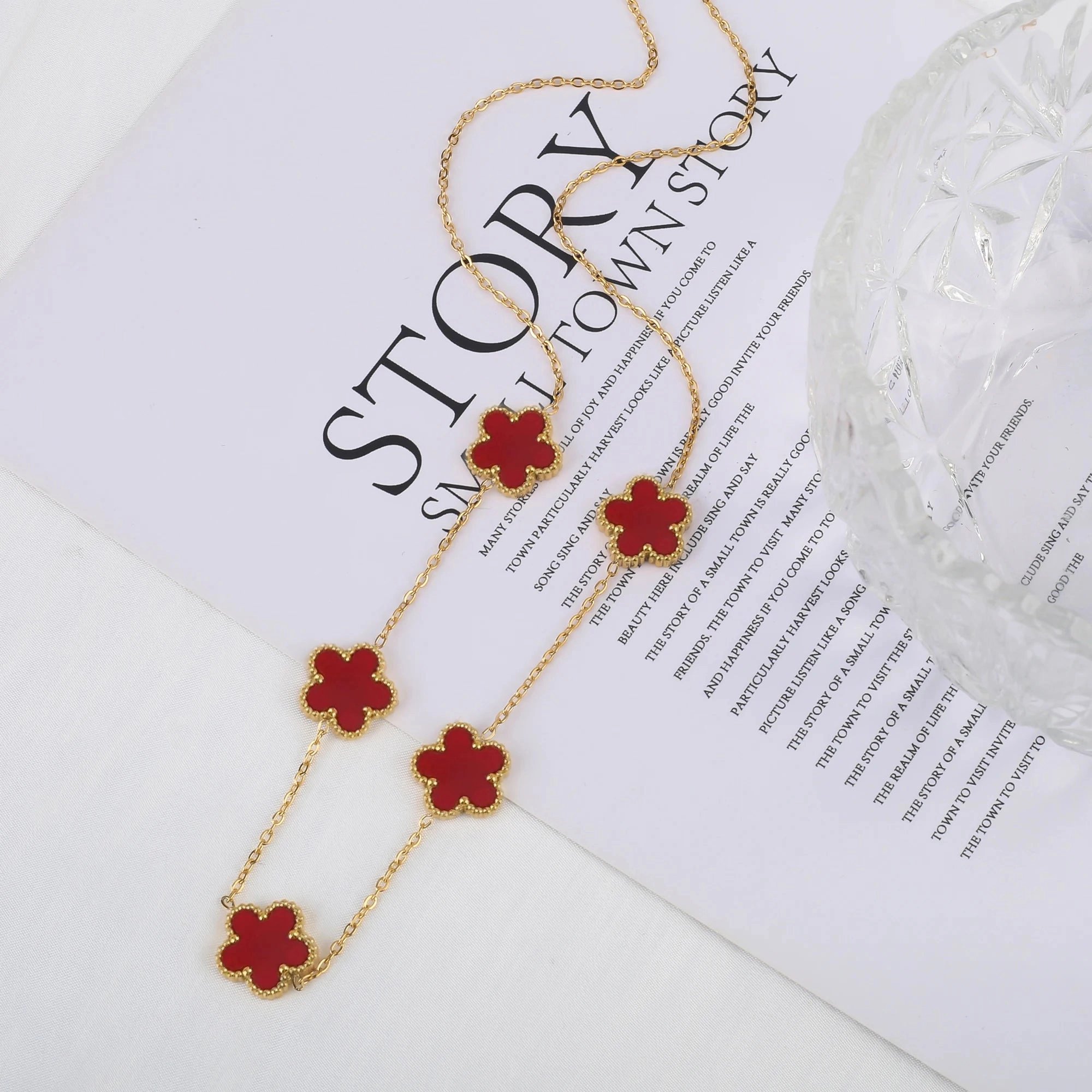 Hot Sale Stainless Steel Adjustable Clover Bracelet for Women