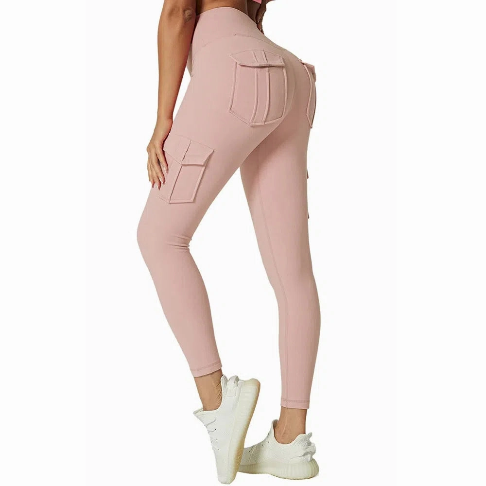 Hot Sale Women Yoga Workout Pocket Leggings High Waist Stretch