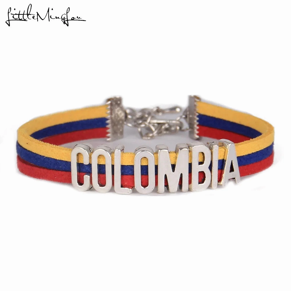 Infinity Love Colombia Bracelet Heart Charm Leather Jewelry