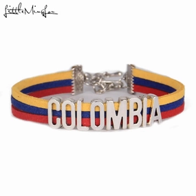 Infinity Love Colombia Bracelet Heart Charm Leather Jewelry