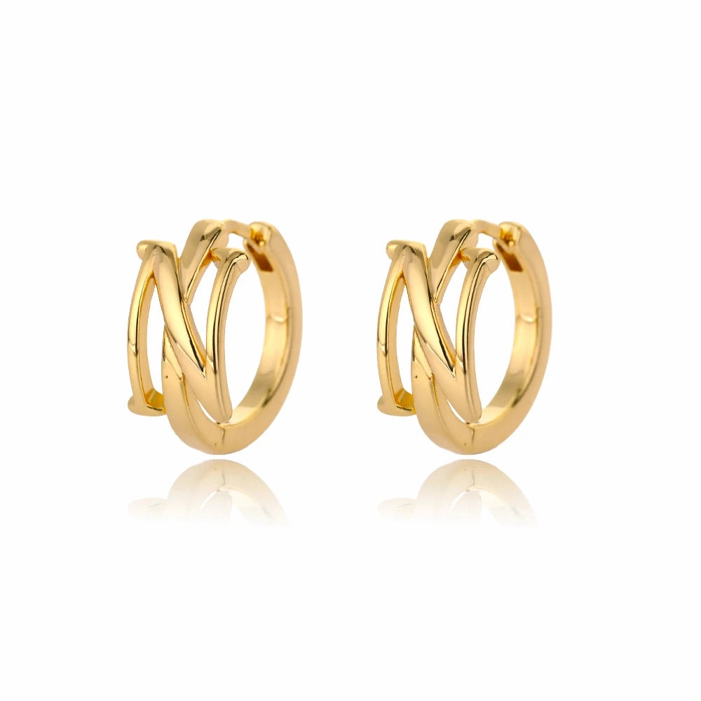 Initial Letter Stud Earrings For Women Stainless Steel A-Z Jewelry