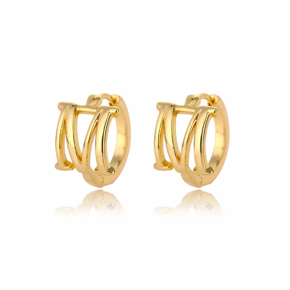 Initial Letter Stud Earrings For Women Stainless Steel A-Z Jewelry