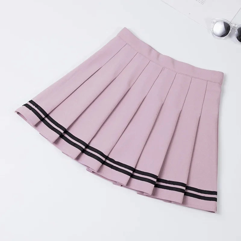 Korean Style Sexy Skirt Pleated Tennis Mini Harajuku Skirt