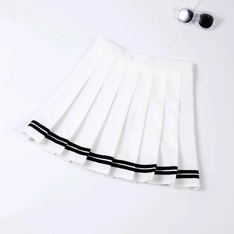 Korean Style Sexy Skirt Pleated Tennis Mini Harajuku Skirt