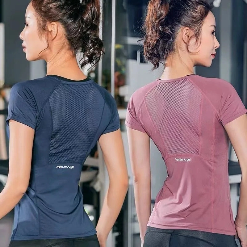Ladies Sportswear Yoga Wear Plus Size T-Shirt for Fitness