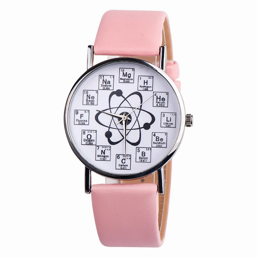 Ladies Watches Creative Design Chemical Element Markers