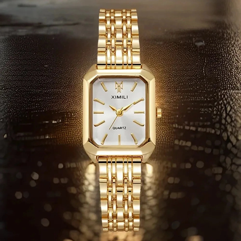 Light Luxury UTHAI New Women Watch Stainless Steel Quartz Fashion