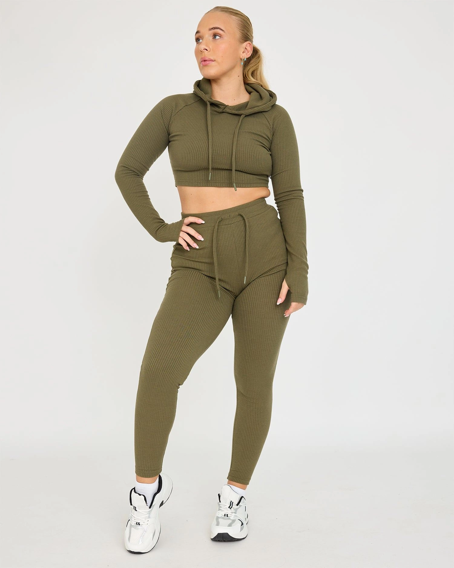Lounge Cropped Hoodie