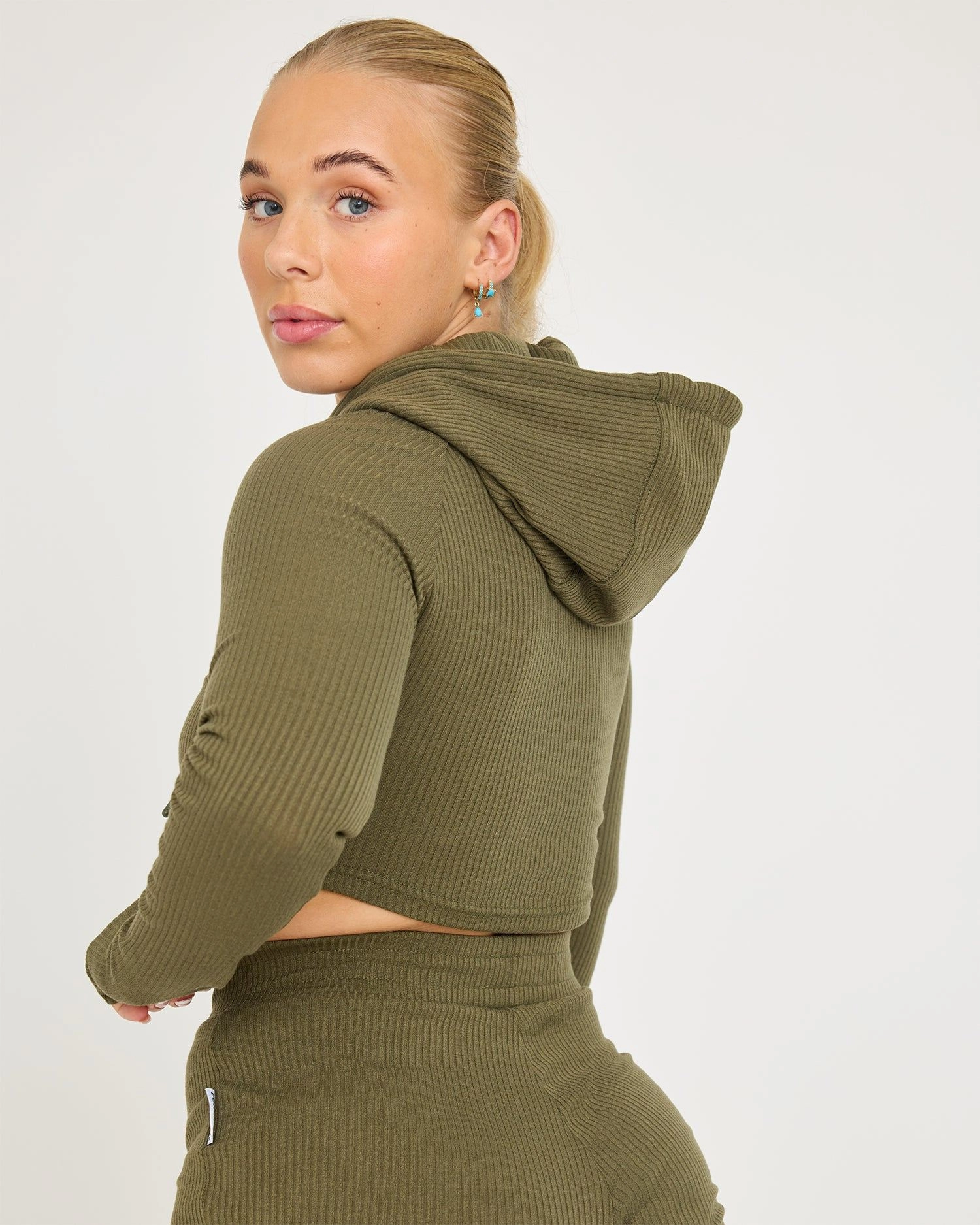 Lounge Cropped Hoodie