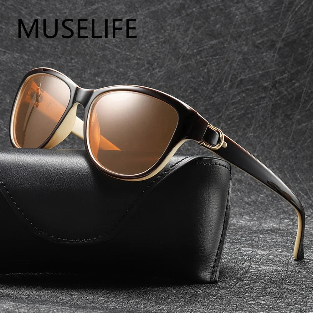 Luxury Cat Eye Polarized Sunglasses for Men and Women