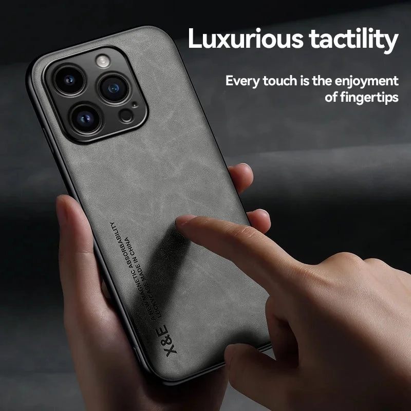 Luxury Protective Case For iPhone 15 14 13 12 11 Pro Max Plus 12 13 Mini 8 7 SE X XS XR With Car Holder Coque Fundas
