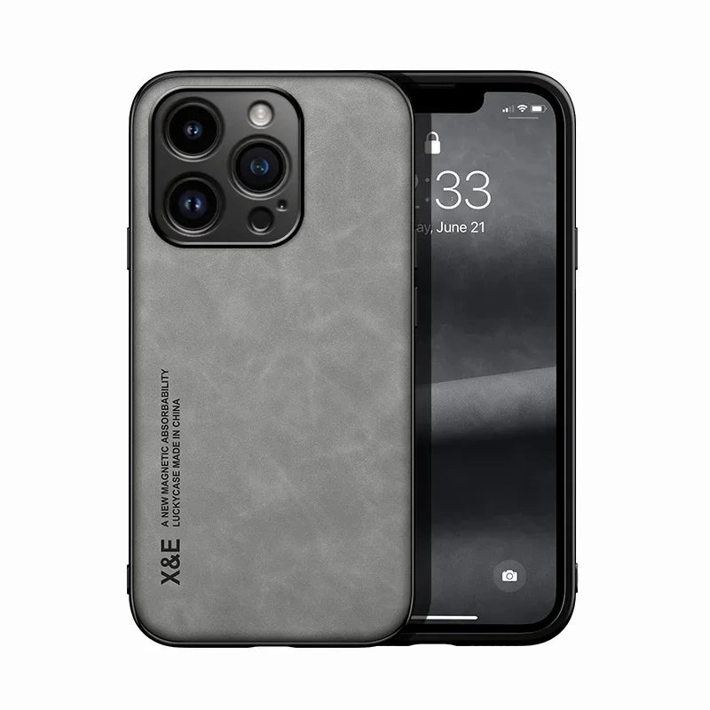 Luxury Protective Case For iPhone 15 14 13 12 11 Pro Max Plus 12 13 Mini 8 7 SE X XS XR With Car Holder Coque Fundas