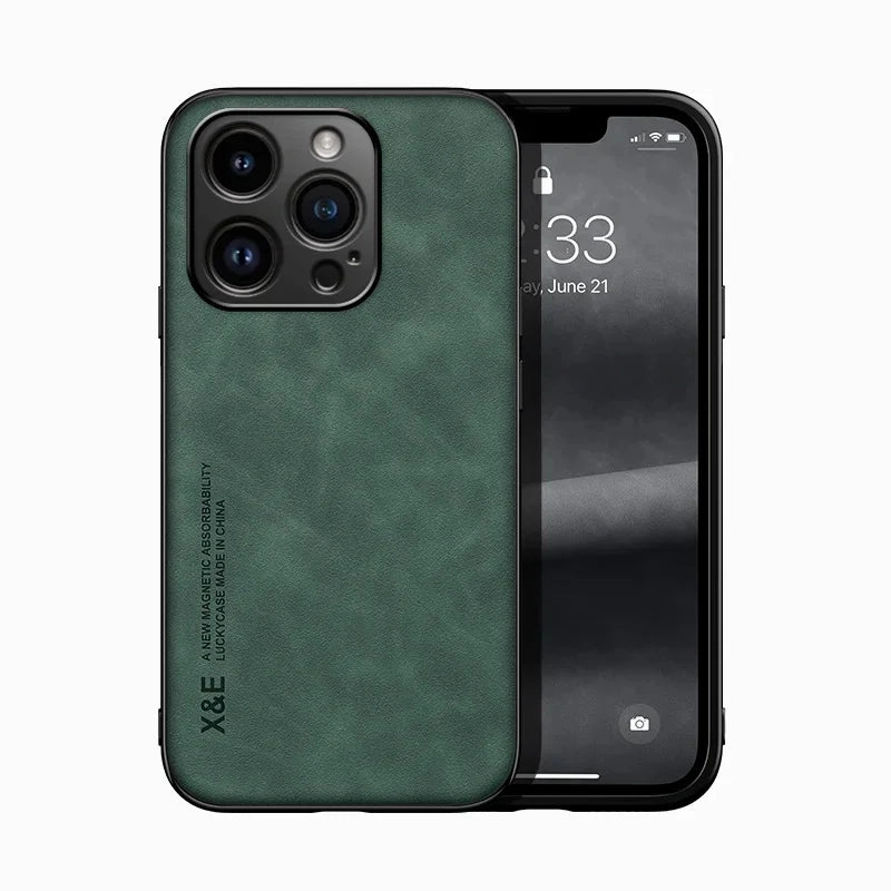 Luxury Protective Case For iPhone 15 14 13 12 11 Pro Max Plus 12 13 Mini 8 7 SE X XS XR With Car Holder Coque Fundas