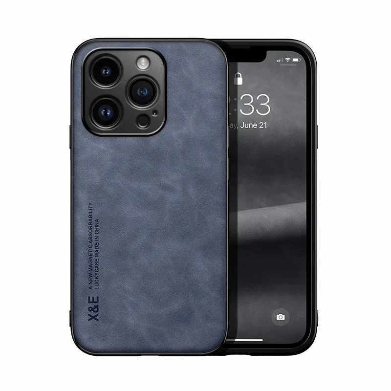 Luxury Protective Case For iPhone 15 14 13 12 11 Pro Max Plus 12 13 Mini 8 7 SE X XS XR With Car Holder Coque Fundas
