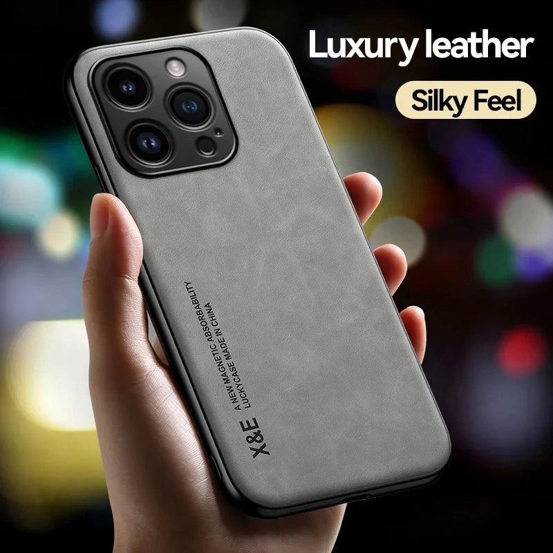 Luxury Protective Case For iPhone 15 14 13 12 11 Pro Max Plus 12 13 Mini 8 7 SE X XS XR With Car Holder Coque Fundas