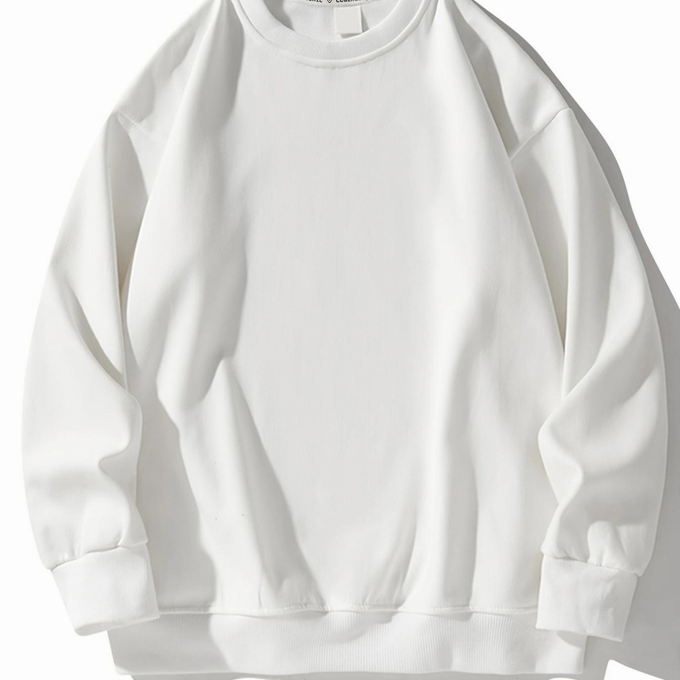 Men's Crew Neck Cartoon Long Sleeve Sweatshirt