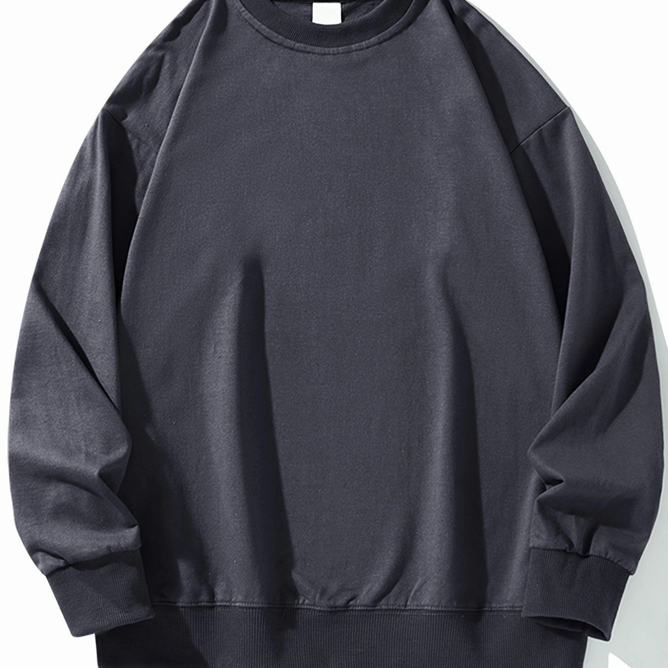 Men's Crew Neck Cartoon Long Sleeve Sweatshirt