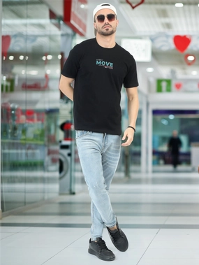 Men's Premium Combed Cotton Printed T-Shirt